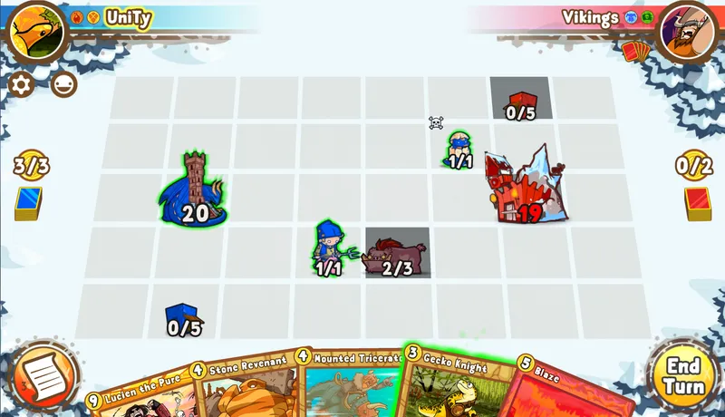 Demo of Cards and Castles 2 gameplay