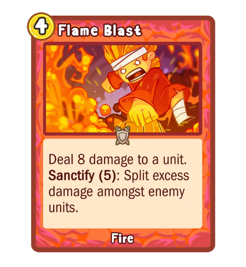 Flame Blast Card