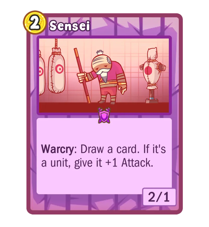 Sensei card